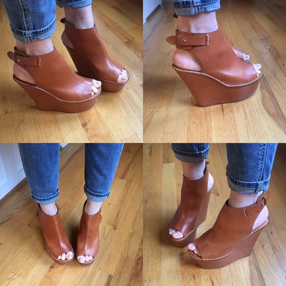 Chloé  |  tuscan calf wedge - Picture 8 of 8